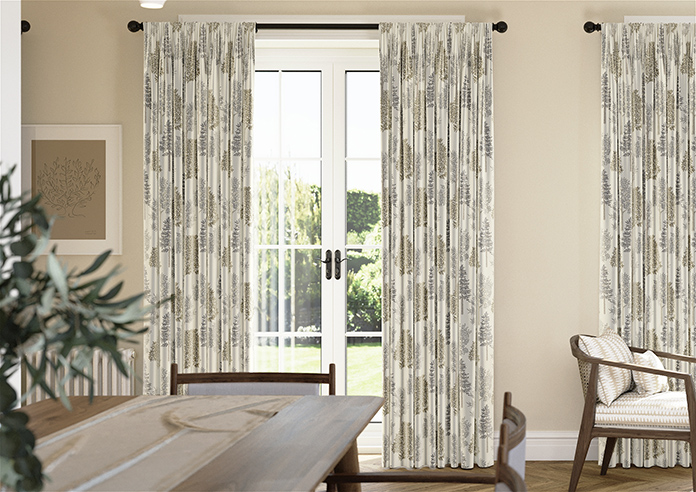 Coppice Faux Silk, Bronze - Made to Measure Curtain - Image 3